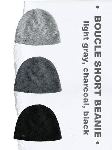BOUCLE SHORT BEANIE